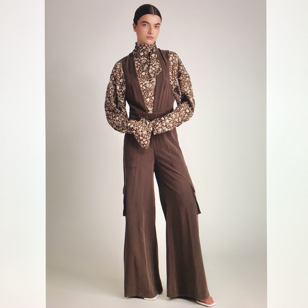 Sabina Musayev Dante jumpsuit XS New